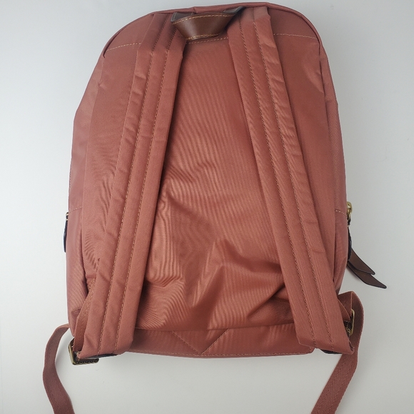Frye Nylon Large Ivy Zip Backpack Dusty Rose - Picture 2 of 11